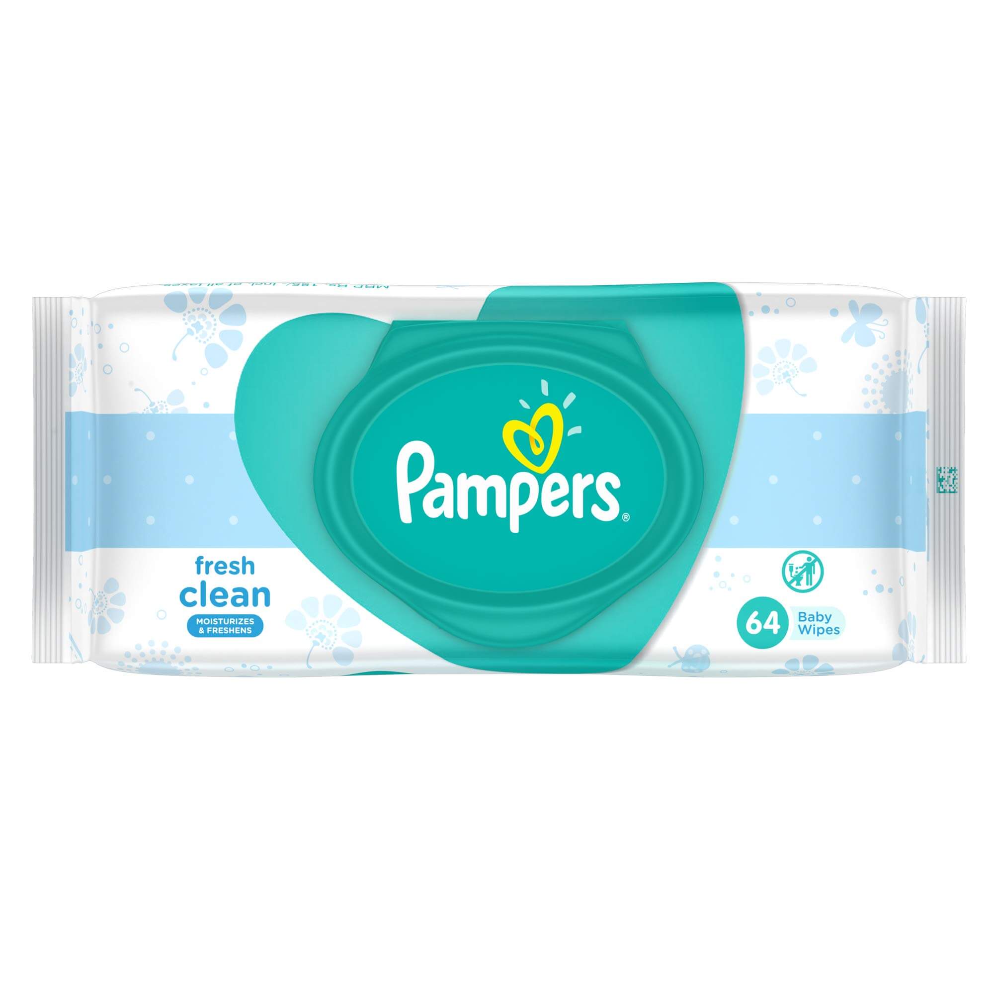 Pampers Baby Wipes 64 Pcs